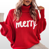 EMMIE™ - Loose-Fit Knit Sweater with Batwing Sleeves