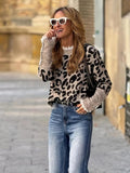 AUDREY™ - Fashion Leopard Print Sweater Pullover for Cold Weather