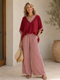 Alira | Striped Linen Duo Set
