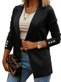 ODIN™ - Casual Long Sleeve Open Front Blazer