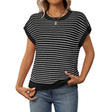 DAFROSA™ – Casual Striped Round-Neck Sweater