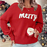 VIOLET™ - Cozy Round Neck Sweater for the Holidays