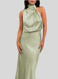 ELARA™ - Elegant Satin Evening Dress