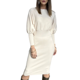 CAROLYN™ - Classy Balloon Sleeve Dress