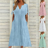 Florina Isa | Midi Cotton Dress With Elegance